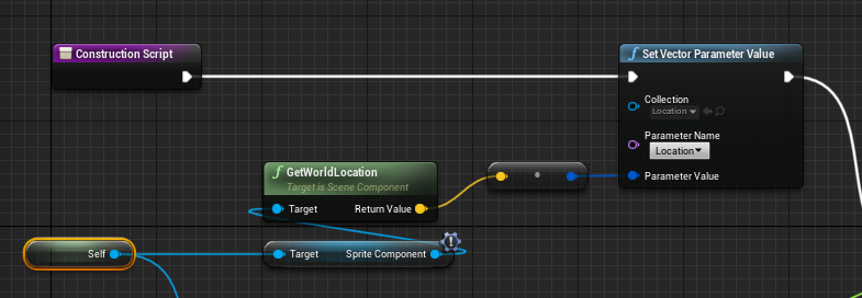 Sphere (Target) Blueprint - Position - Construction Script